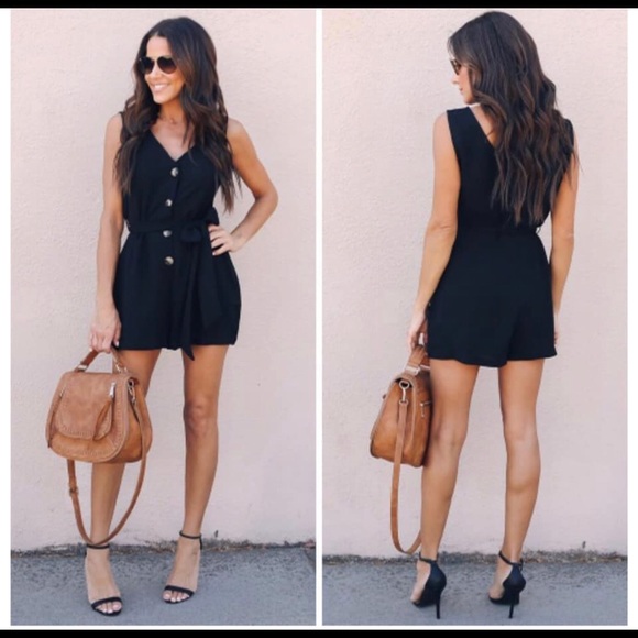 Black Romper - Picture 2 of 3